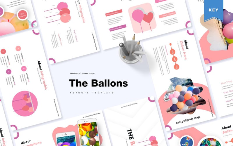 The Ballons - Keynote template Keynote Template