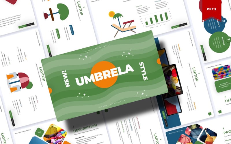 Umbrella | PowerPoint template PowerPoint Template