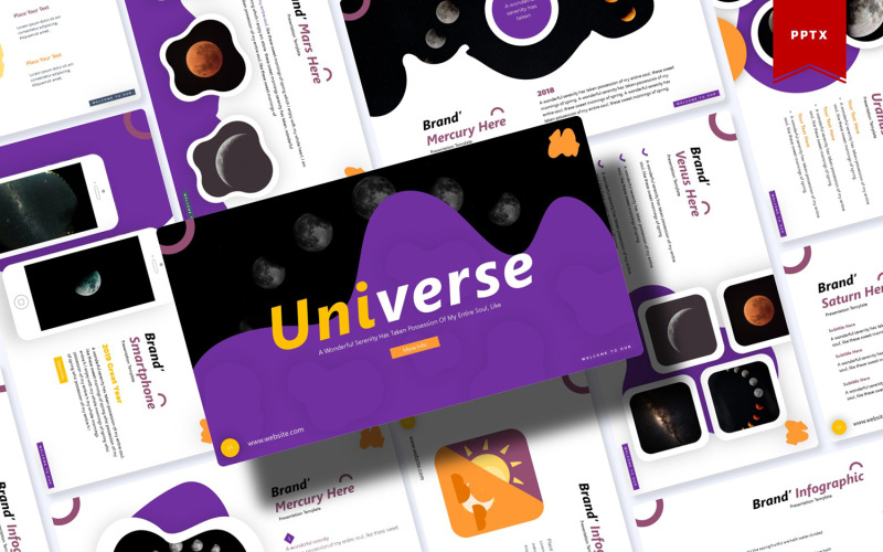 Universe | PowerPoint template PowerPoint Template