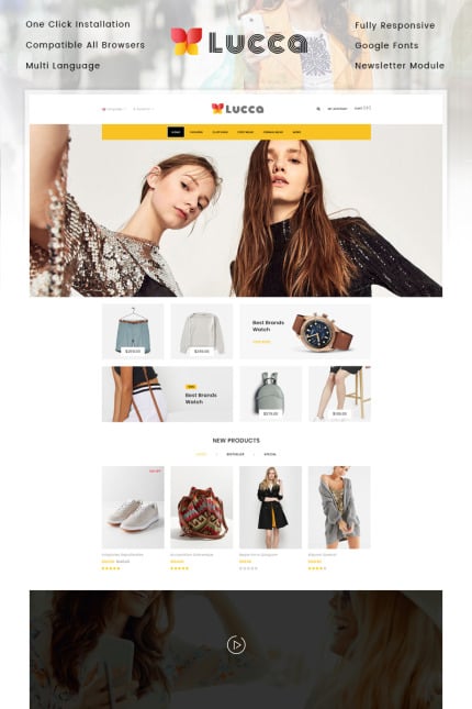 Template #85907 Cloths Fashion Webdesign Template - Logo template Preview
