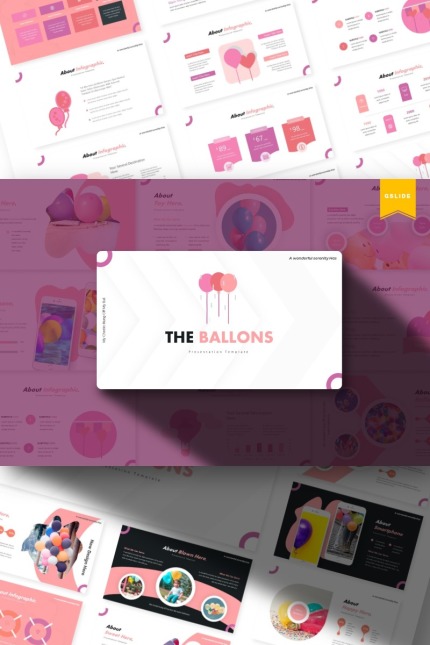 Template #85918 Ballon Background Webdesign Template - Logo template Preview