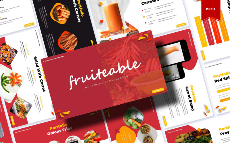 Fruiteable | PowerPoint template PowerPoint Template