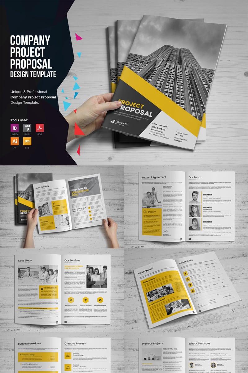 Shoumi - Project Business Proposal Corporate Identity Template #85953