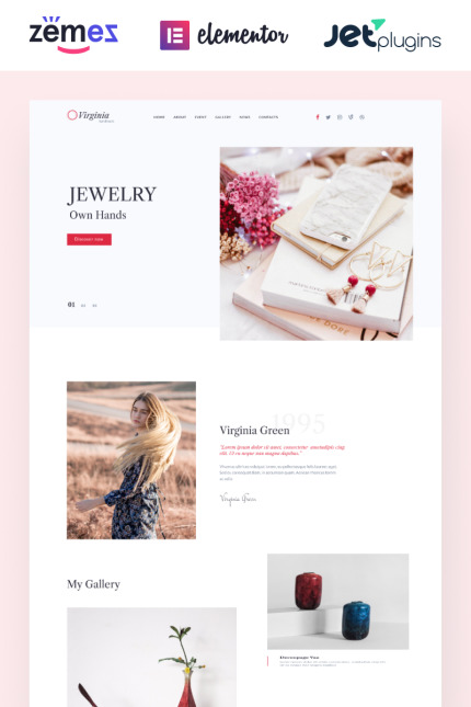 Template #86058 Jewellery Template Webdesign Template - Logo template Preview