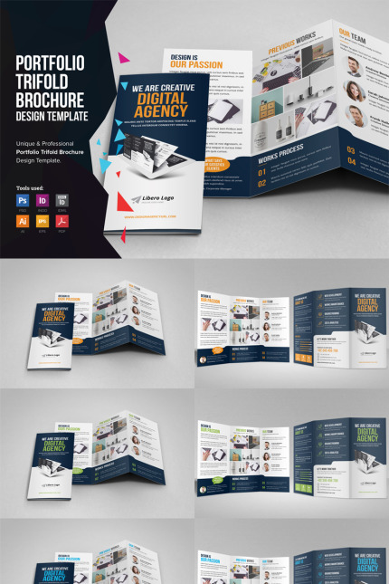 Template #86059 Agency Brochure Webdesign Template - Logo template Preview