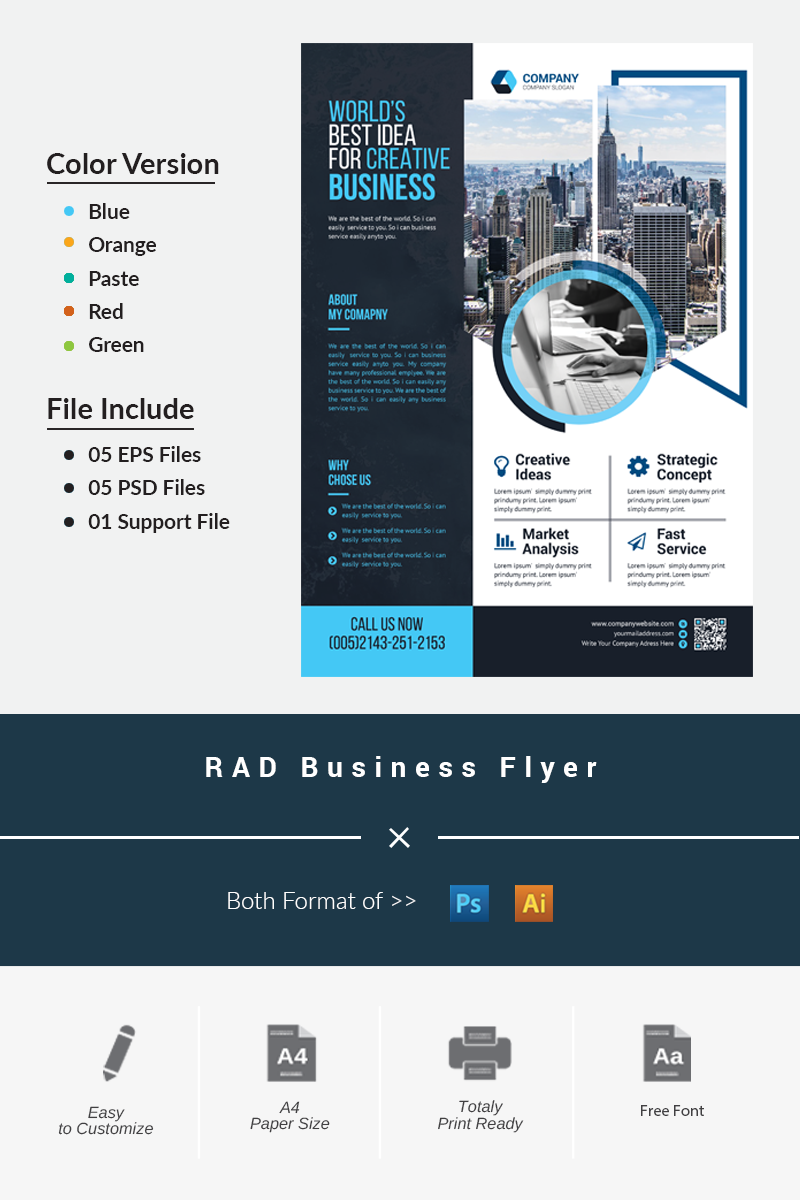 RAD Business Flyer - Corporate Identity Template