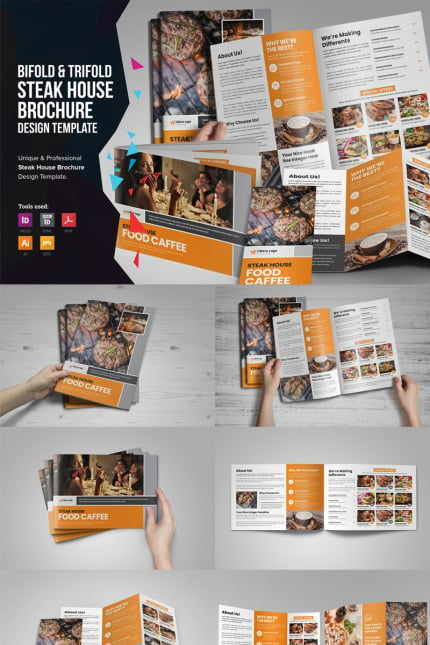 Template #86062 Menu Brochure Webdesign Template - Logo template Preview