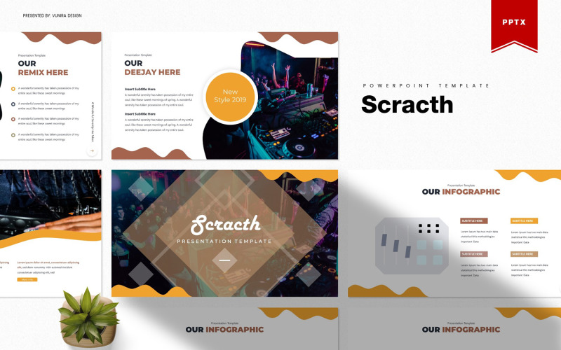Scracth | PowerPoint template PowerPoint Template