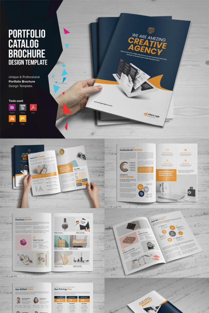 Kit Graphique #86117 Agence Brochure Web Design - Logo template Preview