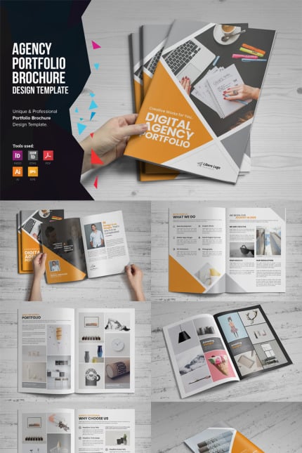 Template #86119 Agency Brochure Webdesign Template - Logo template Preview