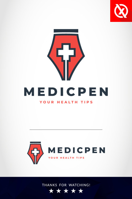 Template #86177 Doctor Pen Webdesign Template - Logo template Preview