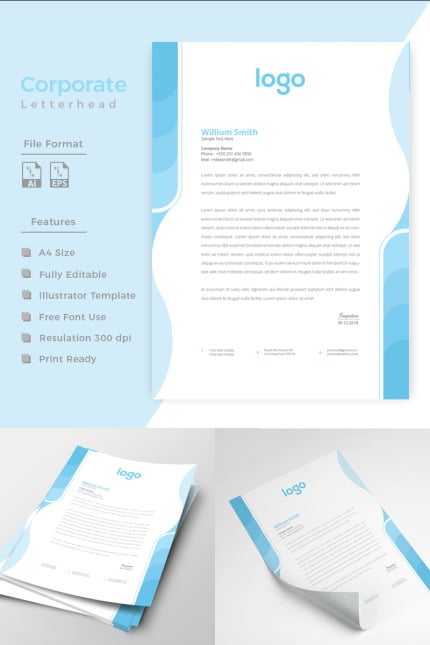 Template #86199 Clean Professional Webdesign Template - Logo template Preview