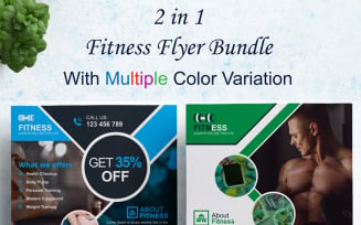 Fitness Flyer Bundle - Corporate Identity Template