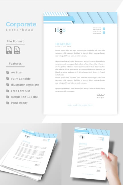 Template #86200 Clean Professional Webdesign Template - Logo template Preview