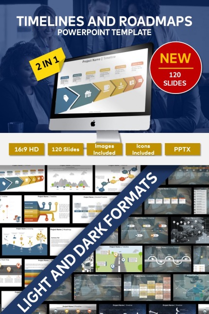 Template #86285 Timeline Roadmap Webdesign Template - Logo template Preview