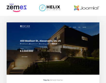 Iestier - Real Estate Modern Joomla Template