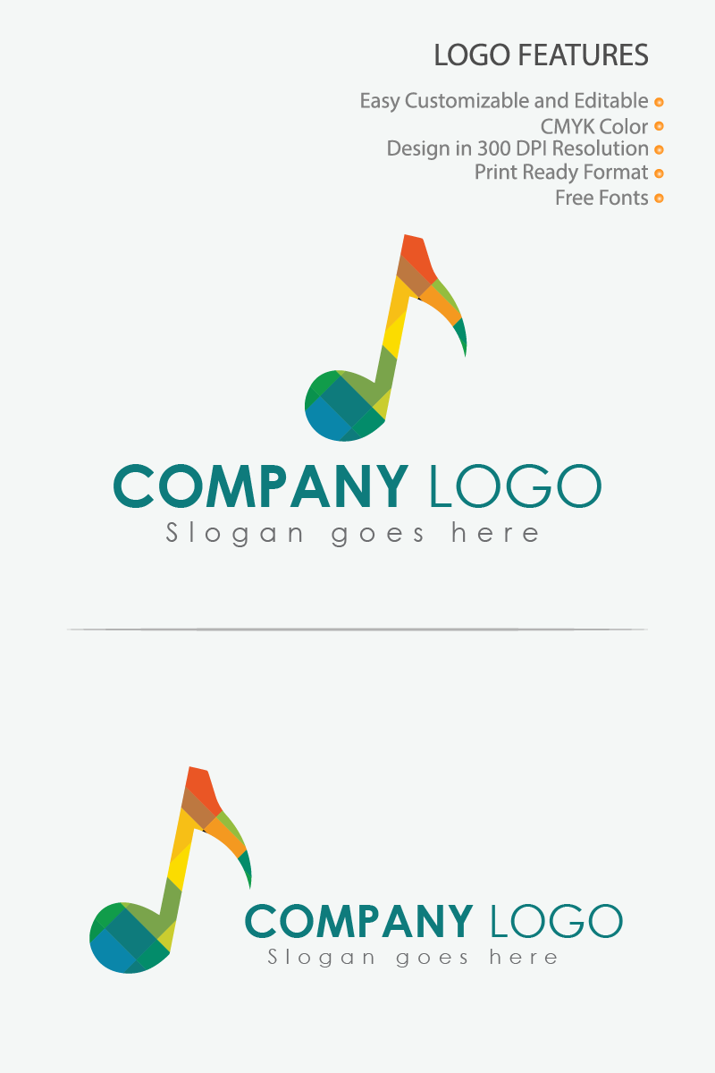 Creative Music Logo Template
