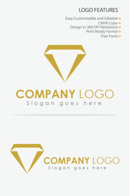 Template #86305 Luxury Diamond Webdesign Template - Logo template Preview