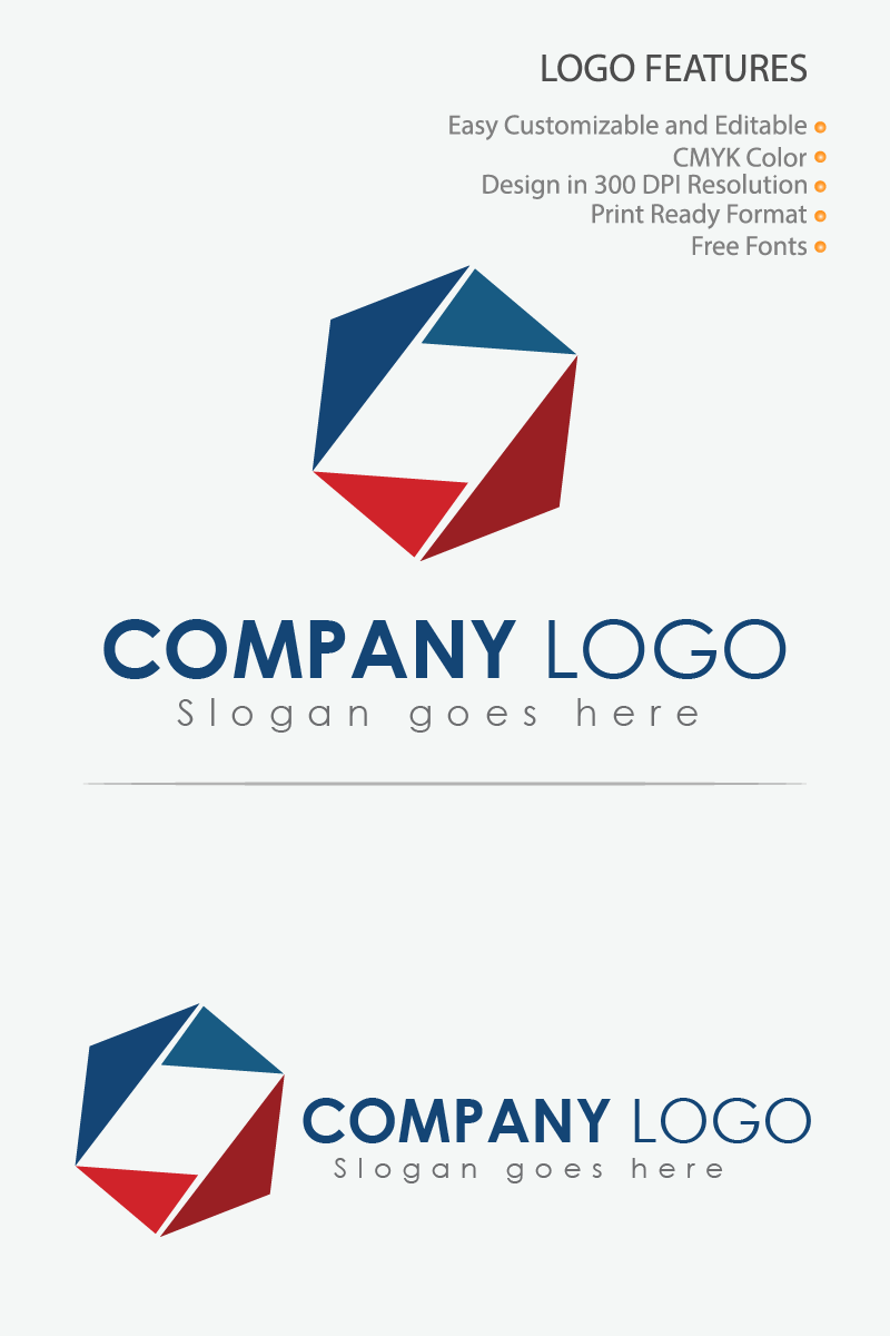 Creative Geometric Icon Logo Template
