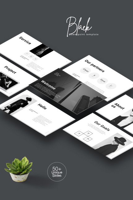 Template #86327 Presentation Powerpoint Webdesign Template - Logo template Preview