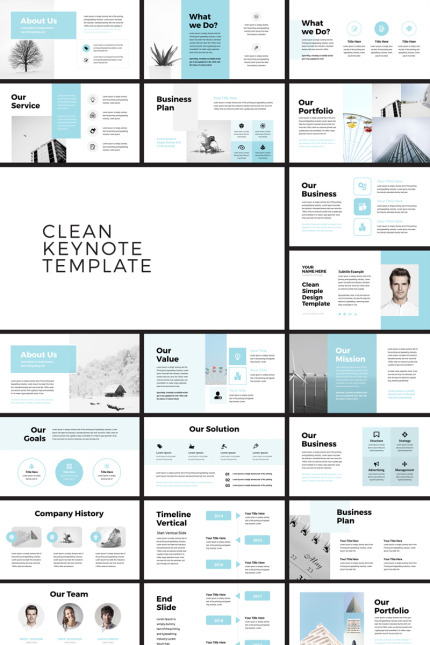 Kit Graphique #86337 Keynote Business Web Design - Logo template Preview