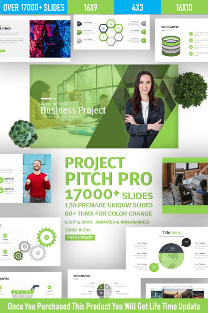 Template #86468 Presentation Pitch Webdesign Template - Logo template Preview