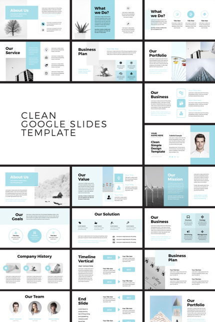 Template #86474 Google Slides Webdesign Template - Logo template Preview