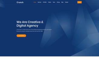 Crunch Landing Page Template