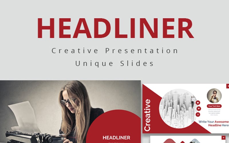 Headliner PowerPoint template PowerPoint Template