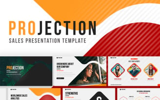 Sale Projection PowerPoint template