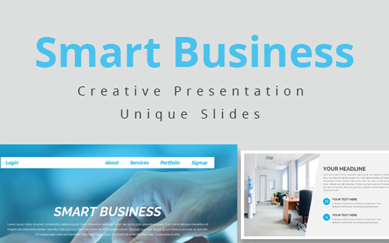 Smart Business PowerPoint template PowerPoint Template