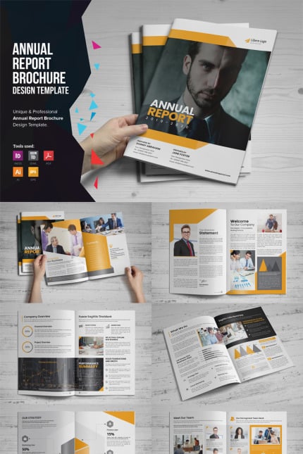 Kit Graphique #86501 Annual Rapport Divers Modles Web - Logo template Preview