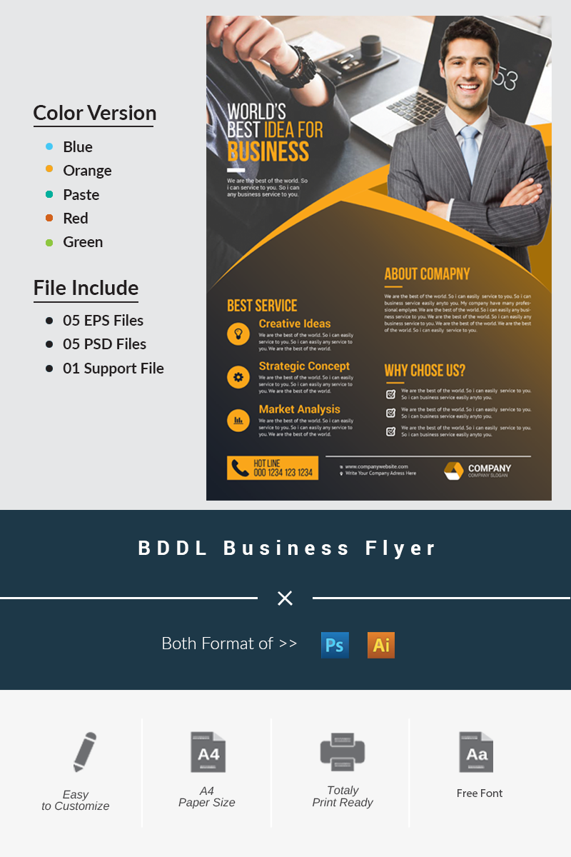 BDDL Business Flyer - Corporate Identity Template