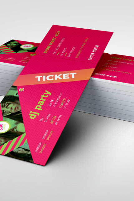 Kit Graphique #86573 Ticket Event Divers Modles Web - Logo template Preview