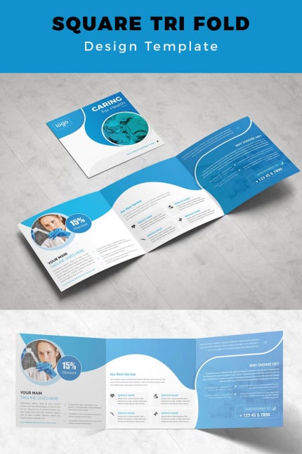 Template #86576 Magazine Trifold Webdesign Template - Logo template Preview