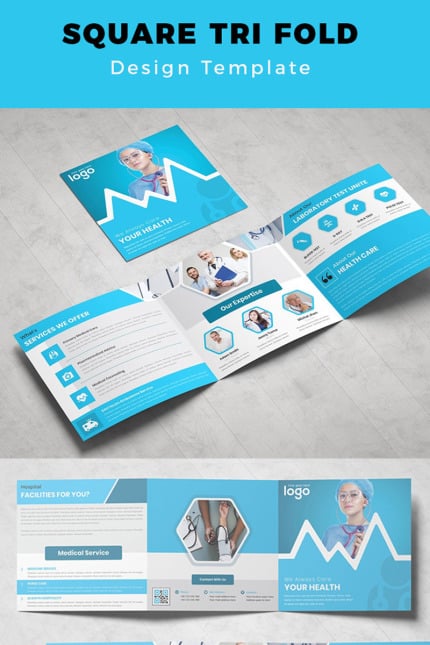 Template #86582 Magazine Trifold Webdesign Template - Logo template Preview