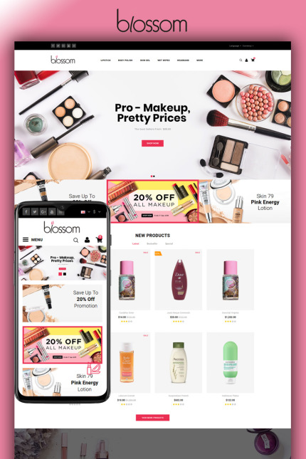 Template #86585 Bootstraps Cosmetics Webdesign Template - Logo template Preview