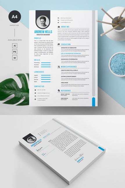 Kit Graphique #86587 A4 Clean Divers Modles Web - Logo template Preview