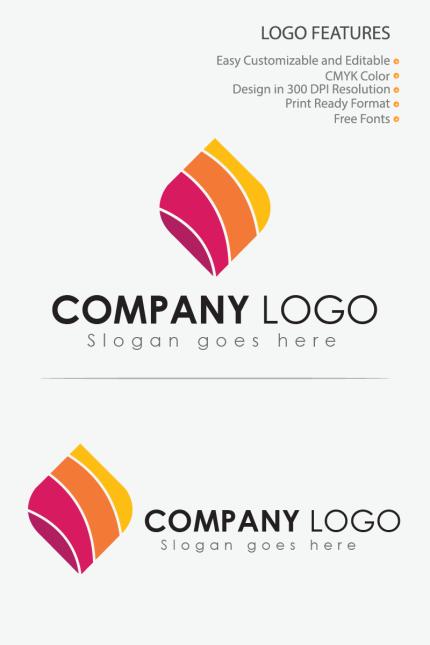 Template #86595 Abstract Shape Webdesign Template - Logo template Preview