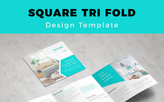 Compton Business Square Tri fold Brochure - Corporate Identity Template