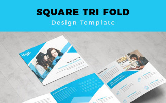 Ginter Square Tri Fold Brochure - Corporate Identity Template