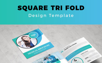 Senyk Medical Square Trifold - Corporate Identity Template