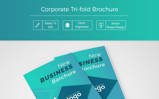 Fazenda Abstract Tri fold Brochure - Corporate Identity Template