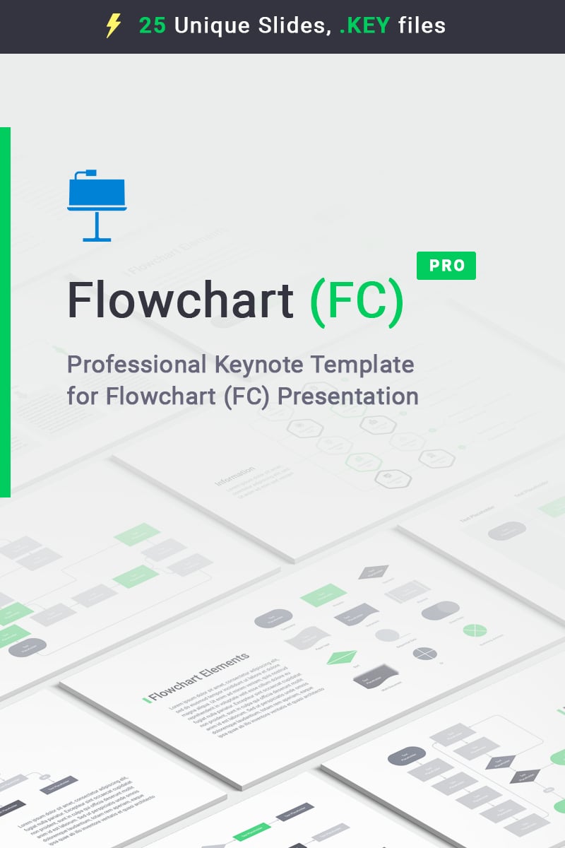 Flowchart Keynote Template #86627