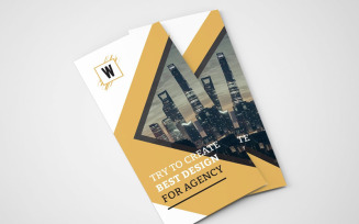 Karmie Clean Tri fold Brochure - Corporate Identity Template
