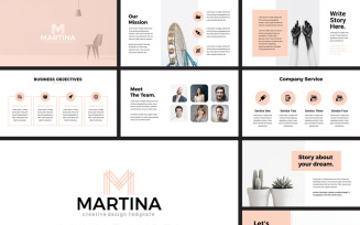 Martina-Modern Presentation Template Google Slides