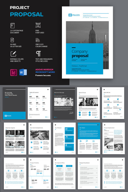 Template #86743 Business Proposal Webdesign Template - Logo template Preview