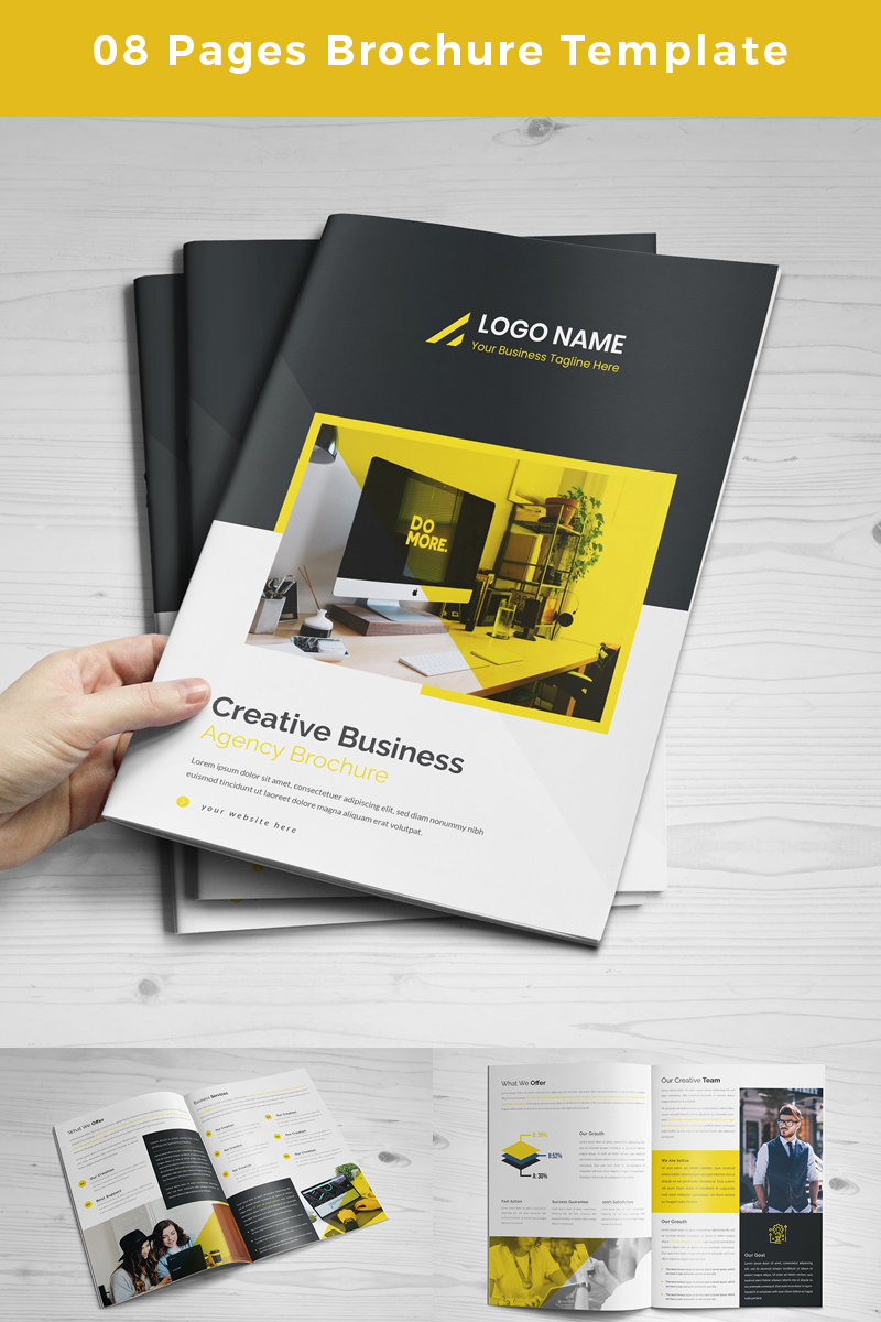 Template di Identità Aziendale #86770 "Brango-Pages -Brochure"
