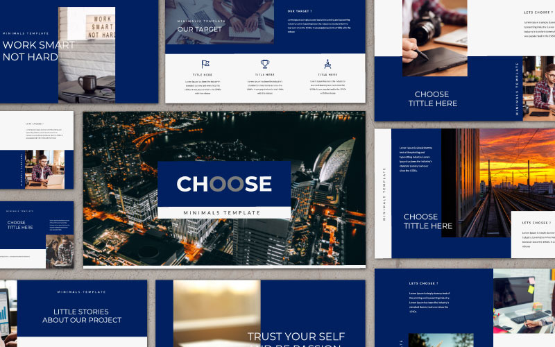 Chaos Business Creative PowerPoint template PowerPoint Template