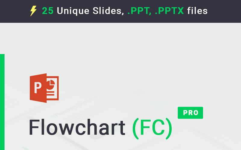Flowchart PowerPoint template PowerPoint Template